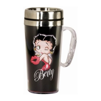Tasse de voyage Betty Boop Acrylique et Inox / Baisers